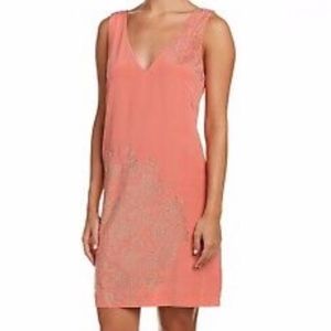 NEW Trina Turk Glitteratti Studded Silk Dress